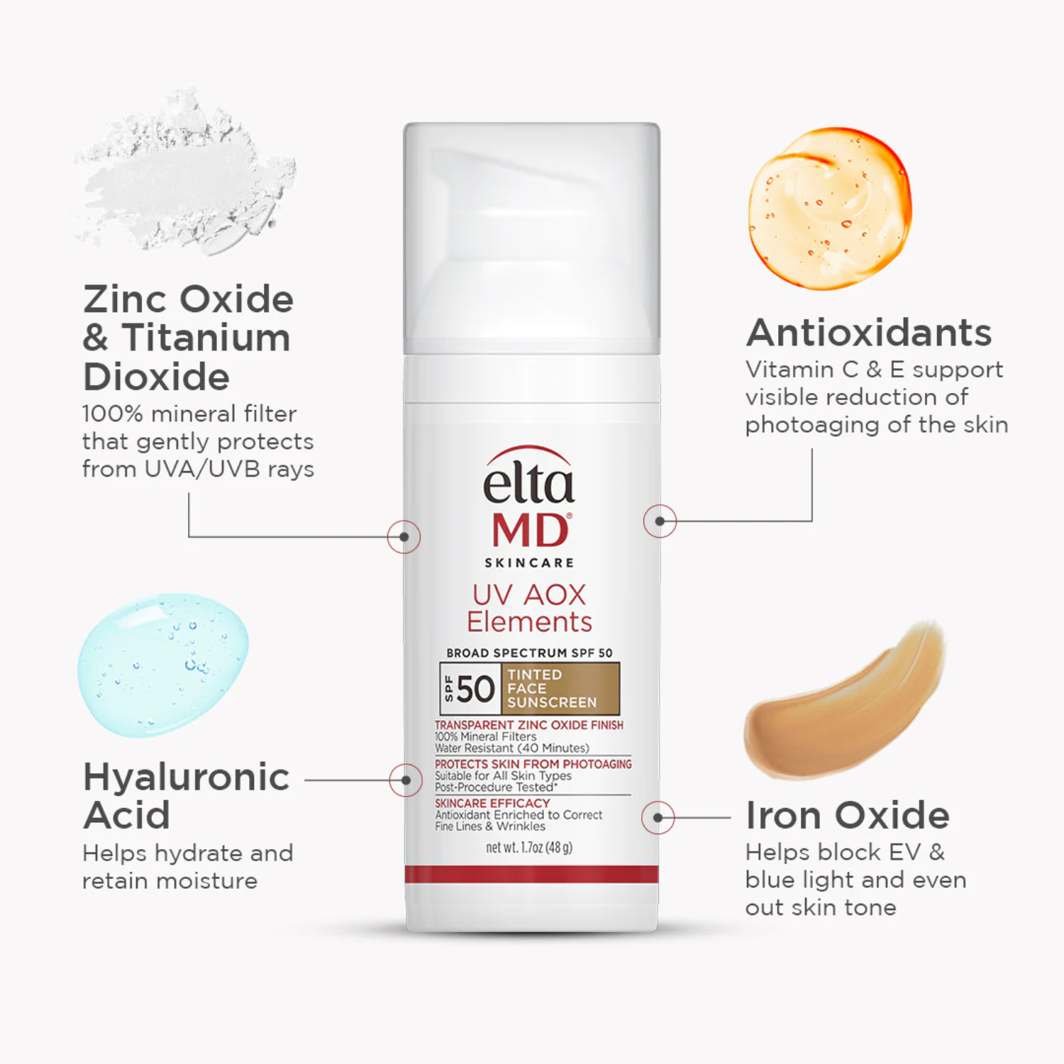 EltaMD UV AOX Elements Broad-Spectrum SPF 50 - Tinted