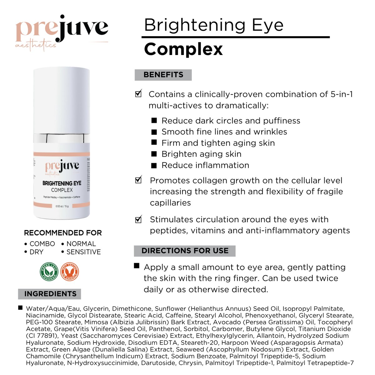 Brightening Eye Complex