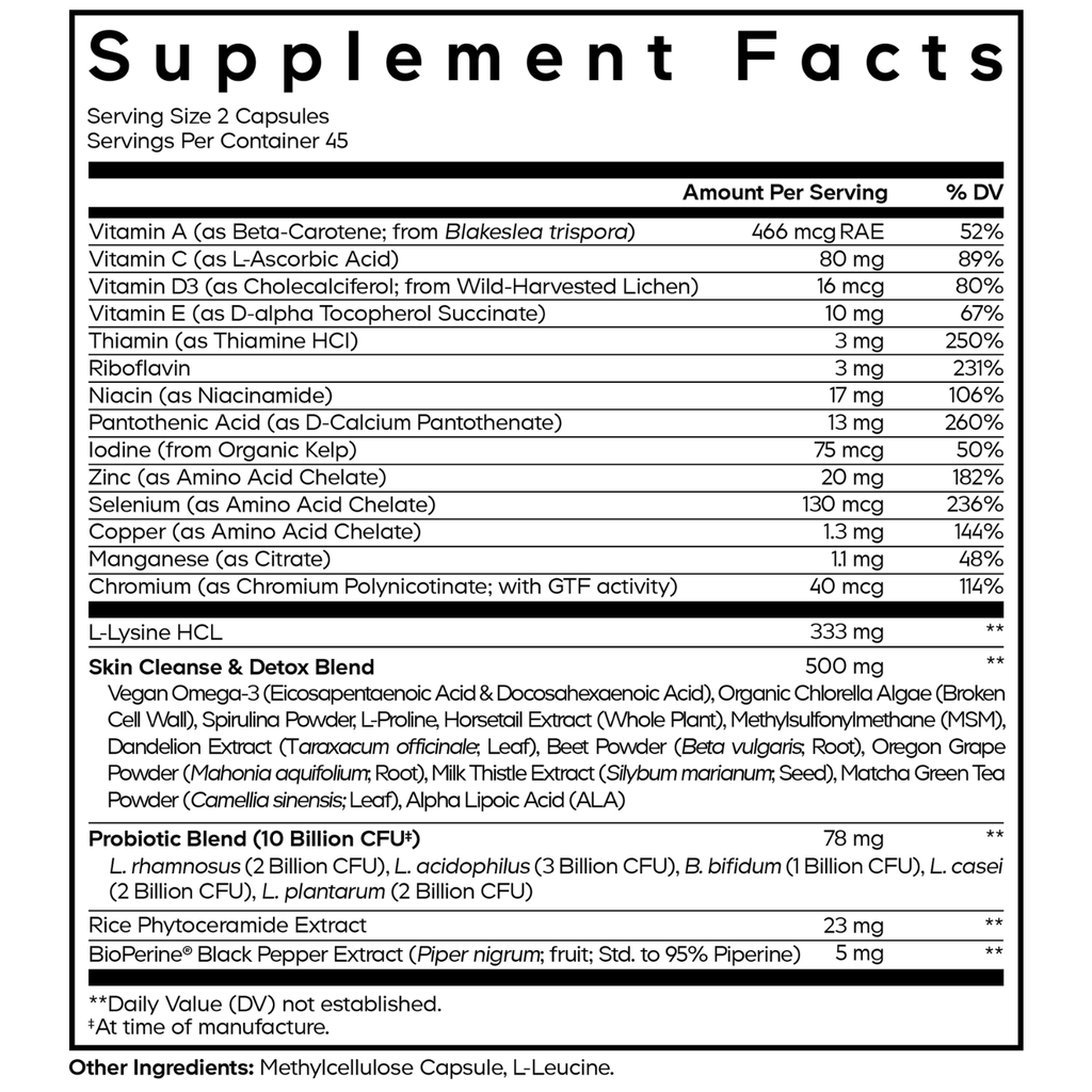 Codeage Clearface Vitamins