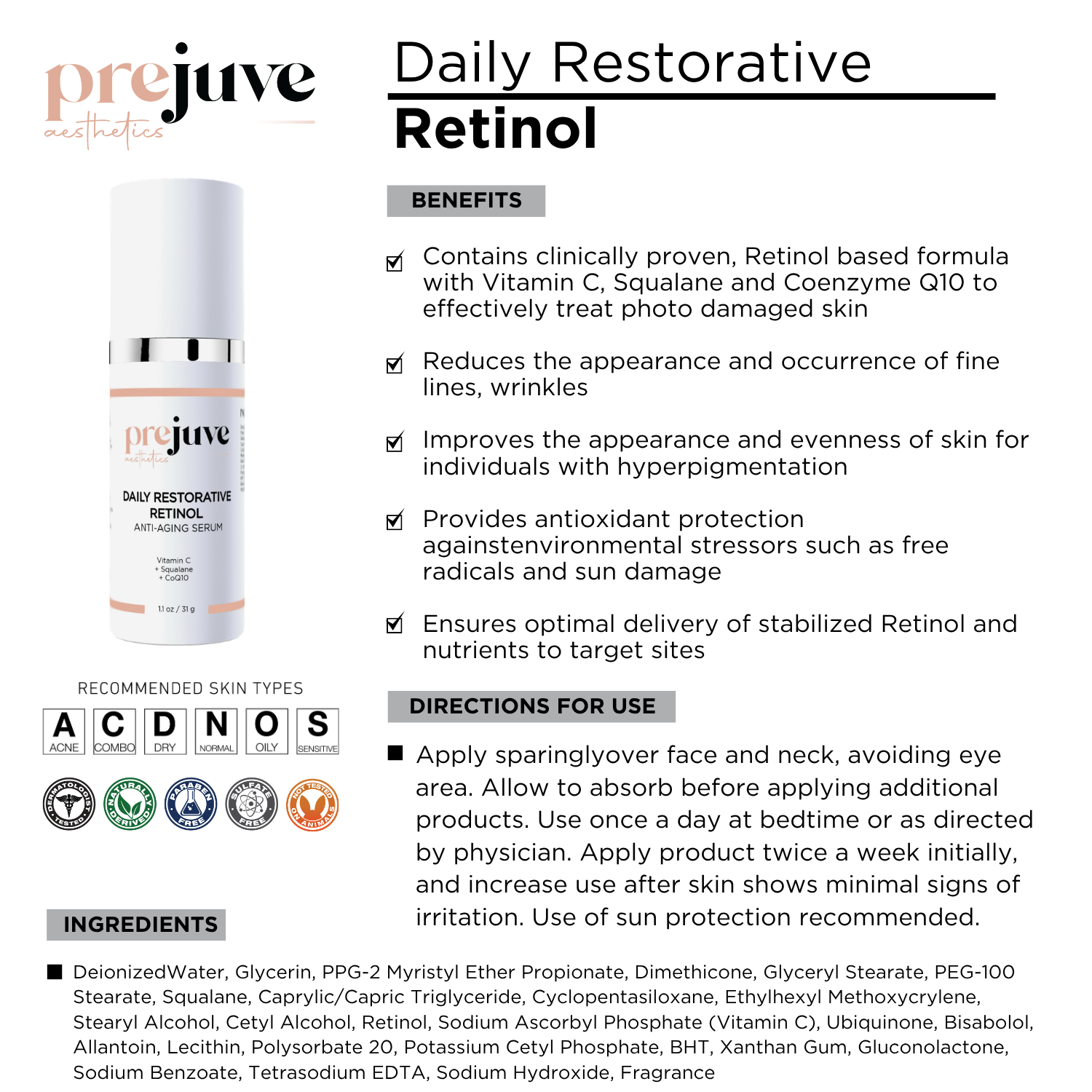 Daily Restorative Retinol
